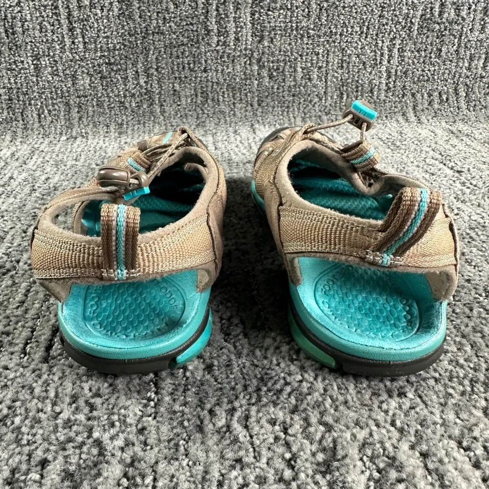 Keen Clearwater CNX Womens 7 Brown Turquoise Waterproof Hiking Sandals 1010997